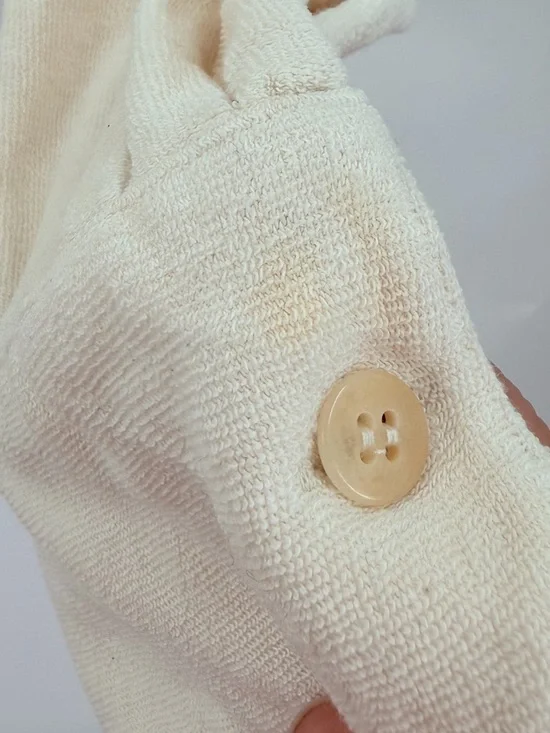 Djerf Avenue Terry On The Go Oversized Button Up Shirt Top Small Swim Cover Up - Picture 6 of 7